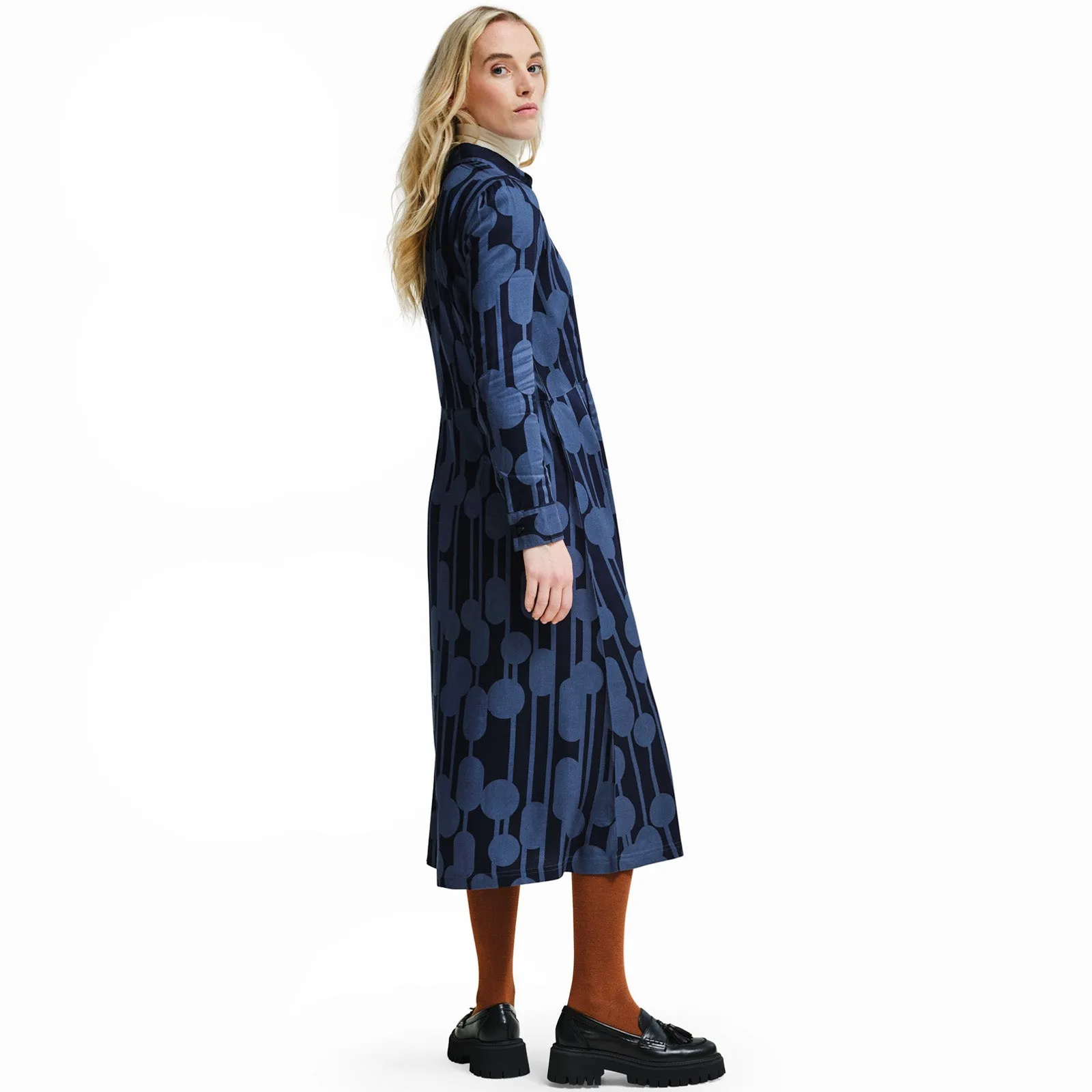 Regatta Womens Orla Kiely Long Sleeve Maxi Shirt Dress