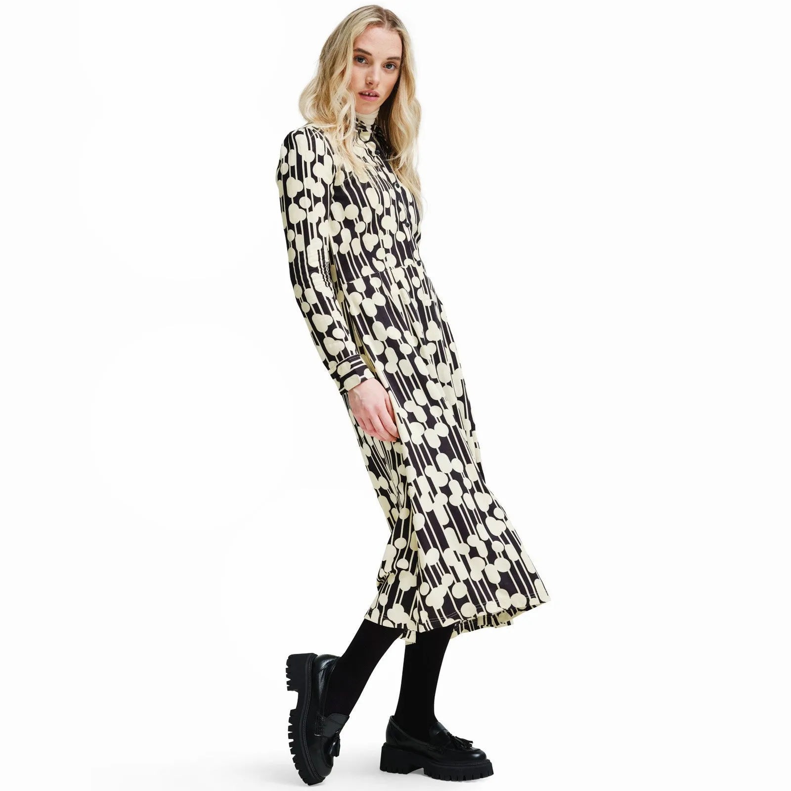 Regatta Womens Orla Kiely Long Sleeve Maxi Shirt Dress
