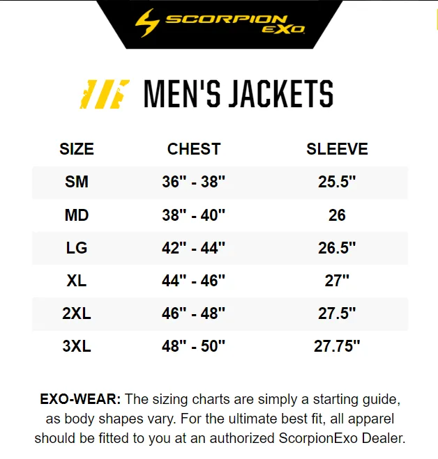 Scorpion Exo Men's Yosemite Textile Motorcycle Jacket