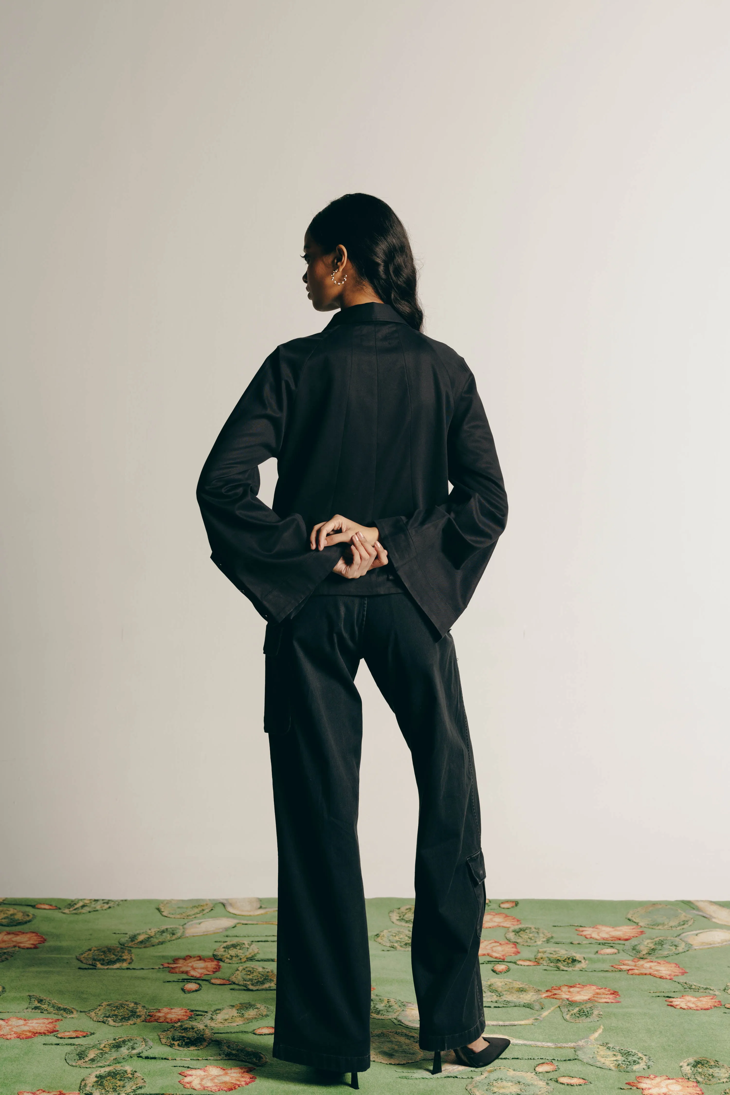 Surrealist Dancing Shacket & Cargo Pants Co-ord