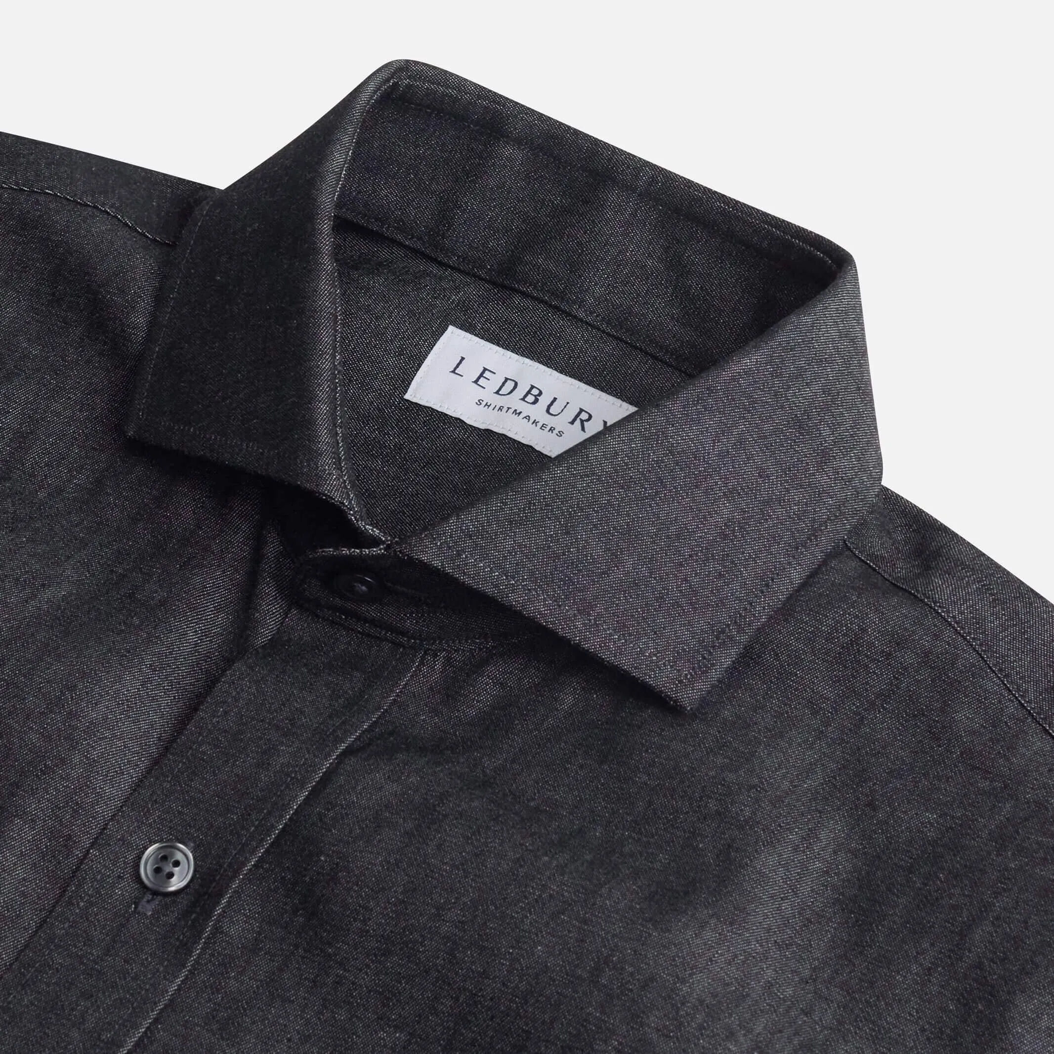 The Washed Black Slater Denim Custom Shirt