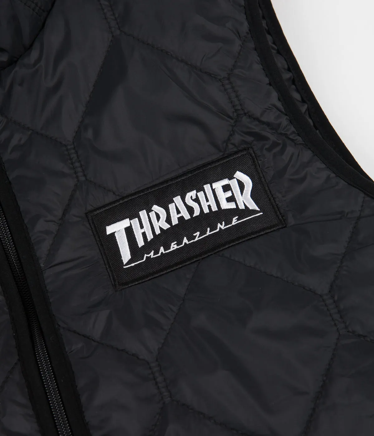 Thrasher Skate Mag Vest Jacket - Black