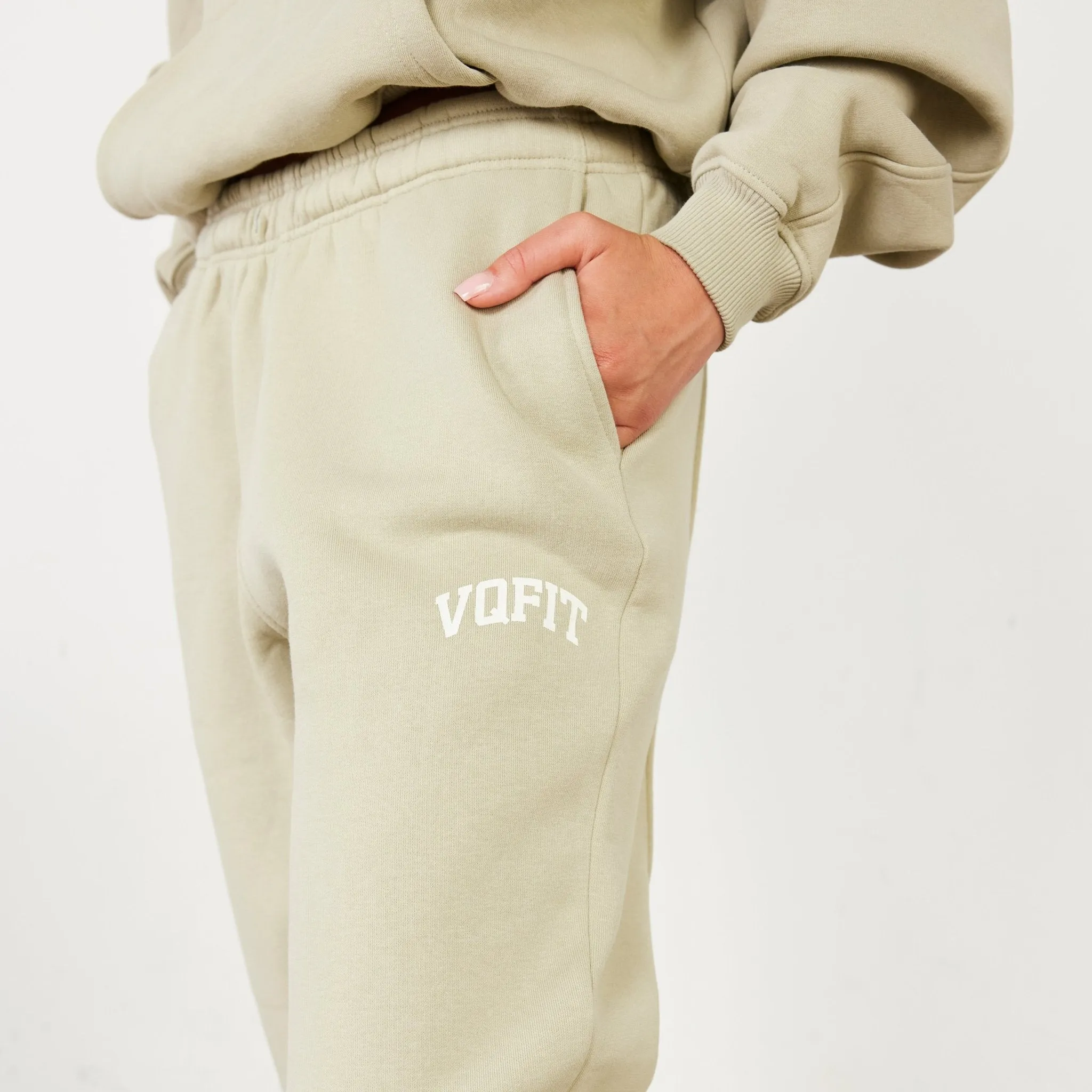 Vanquish Pale Khaki VQFIT Oversized Sweatpants