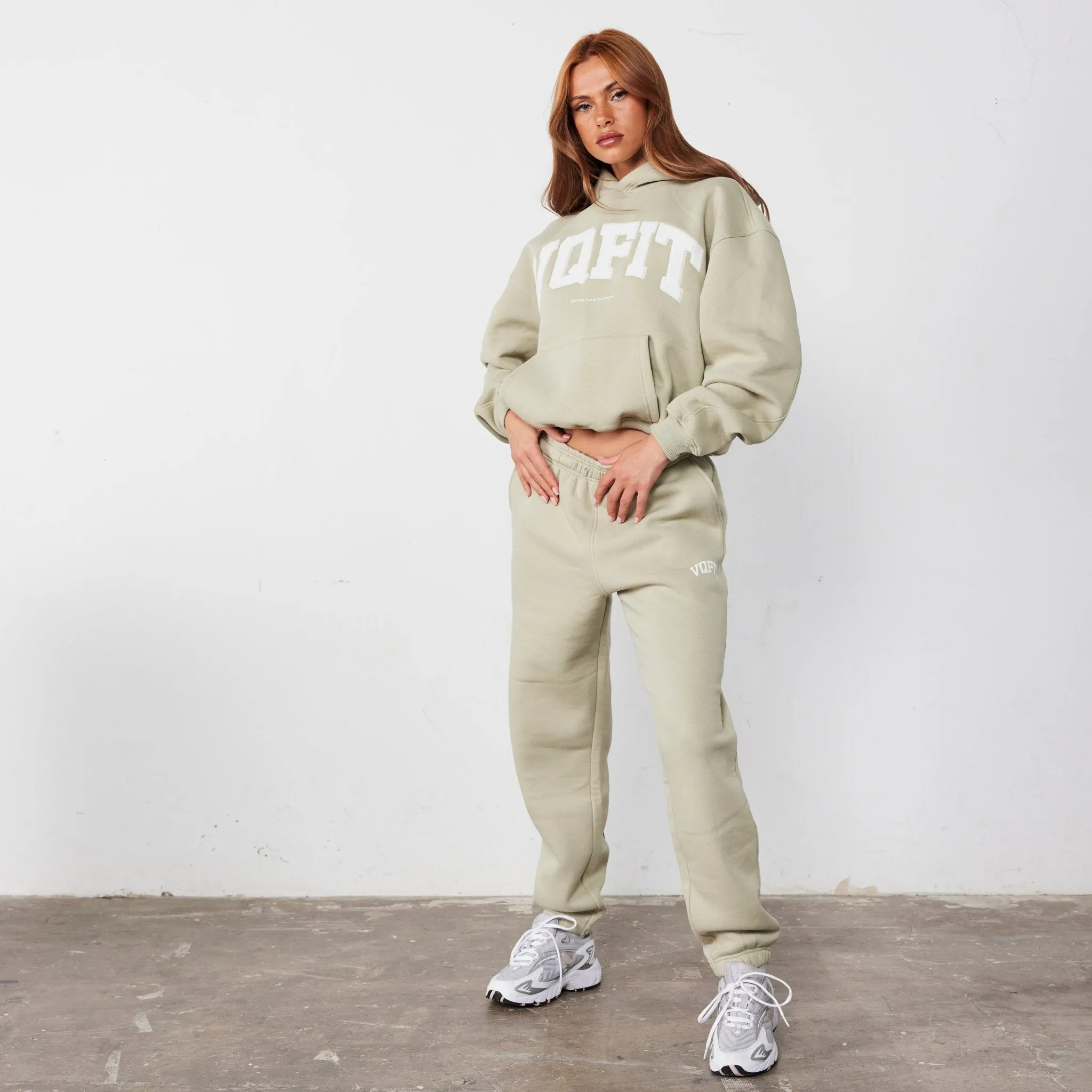 Vanquish Pale Khaki VQFIT Oversized Sweatpants