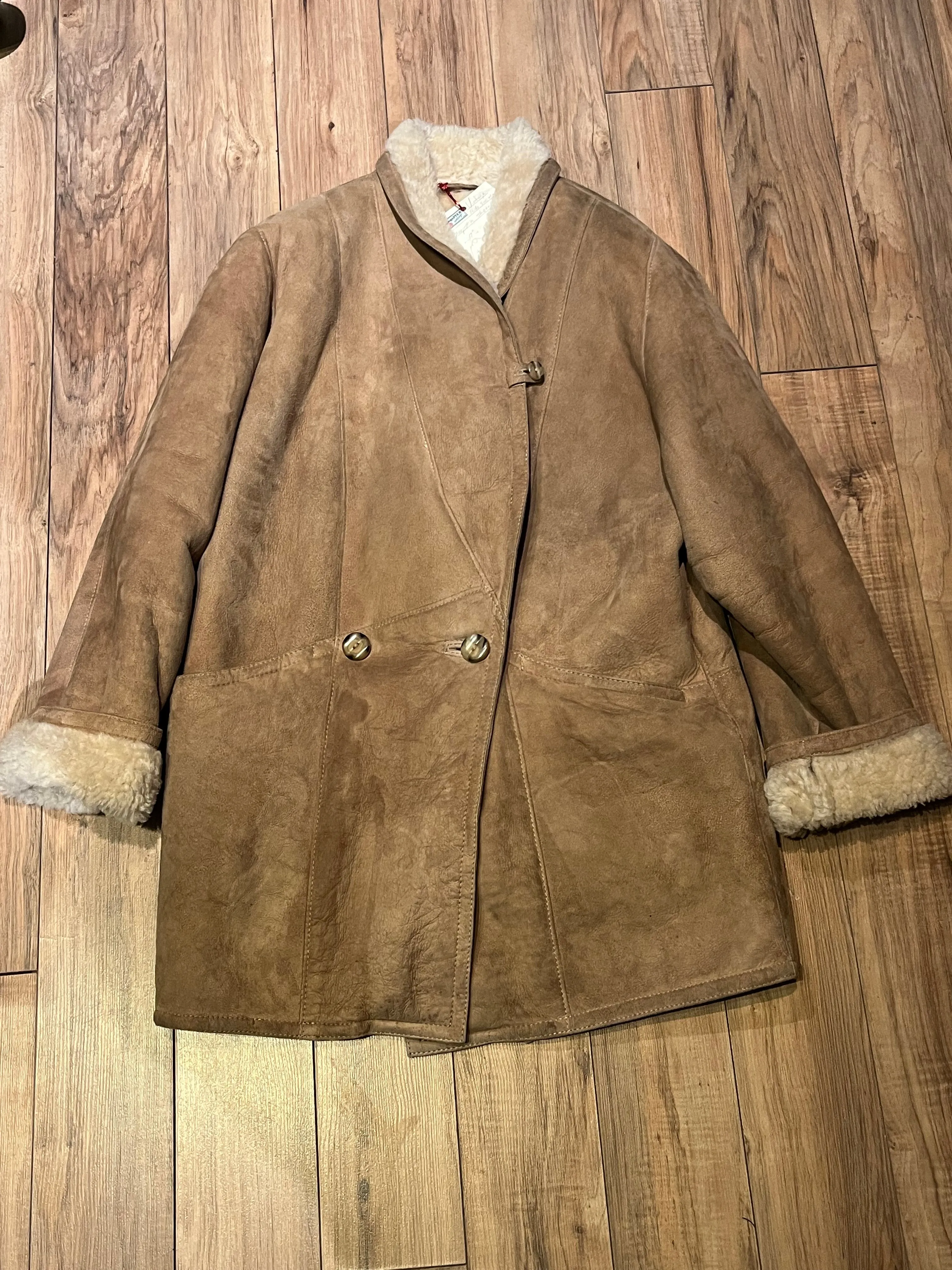 Vintage Hide Society Shearling Coat, Made in Canada, Size 6