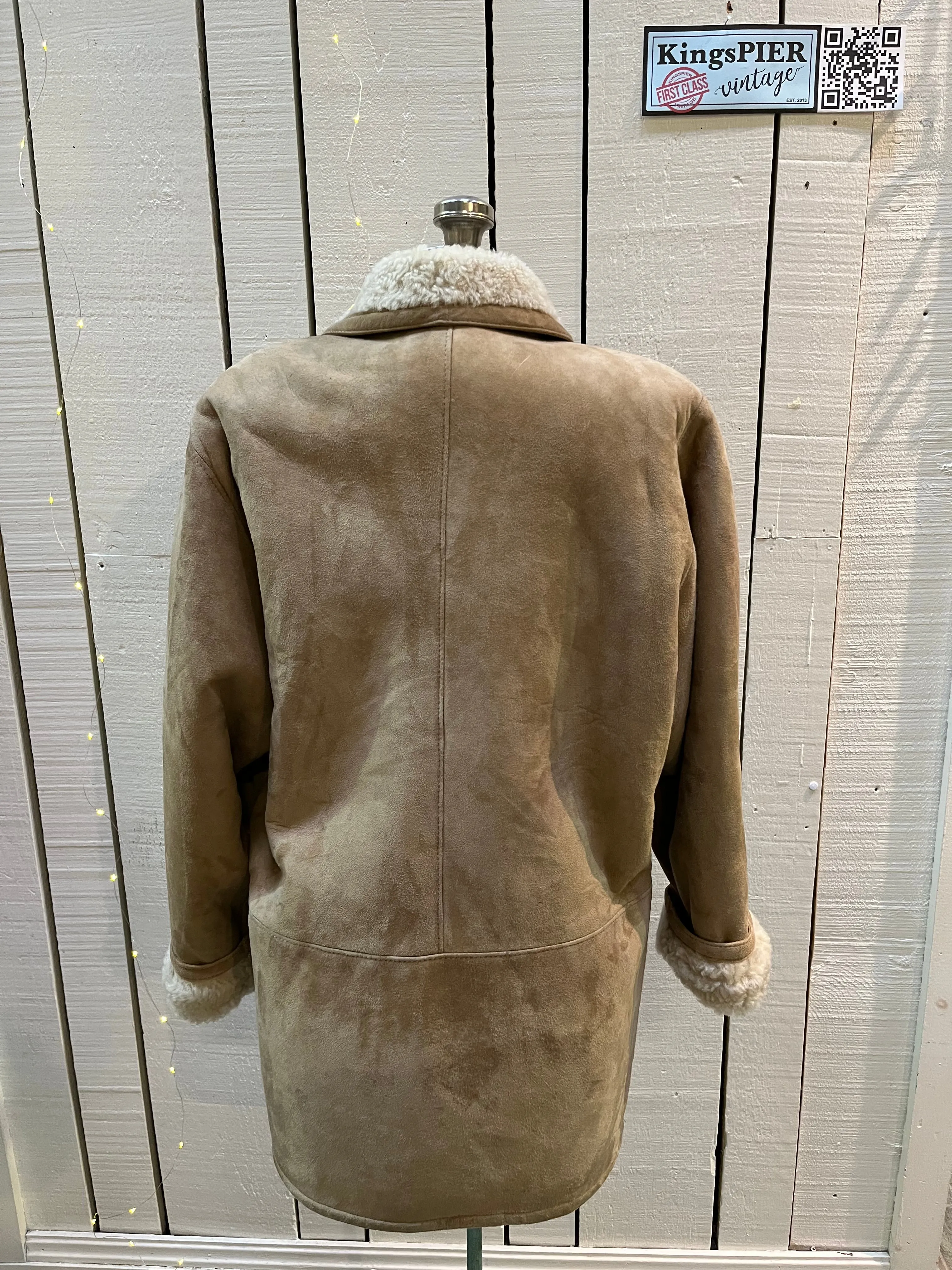 Vintage Hide Society Shearling Coat, Made in Canada, Size 6