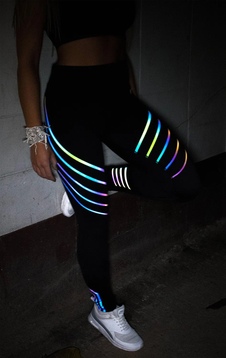 Women laser printing Yoga Leggings