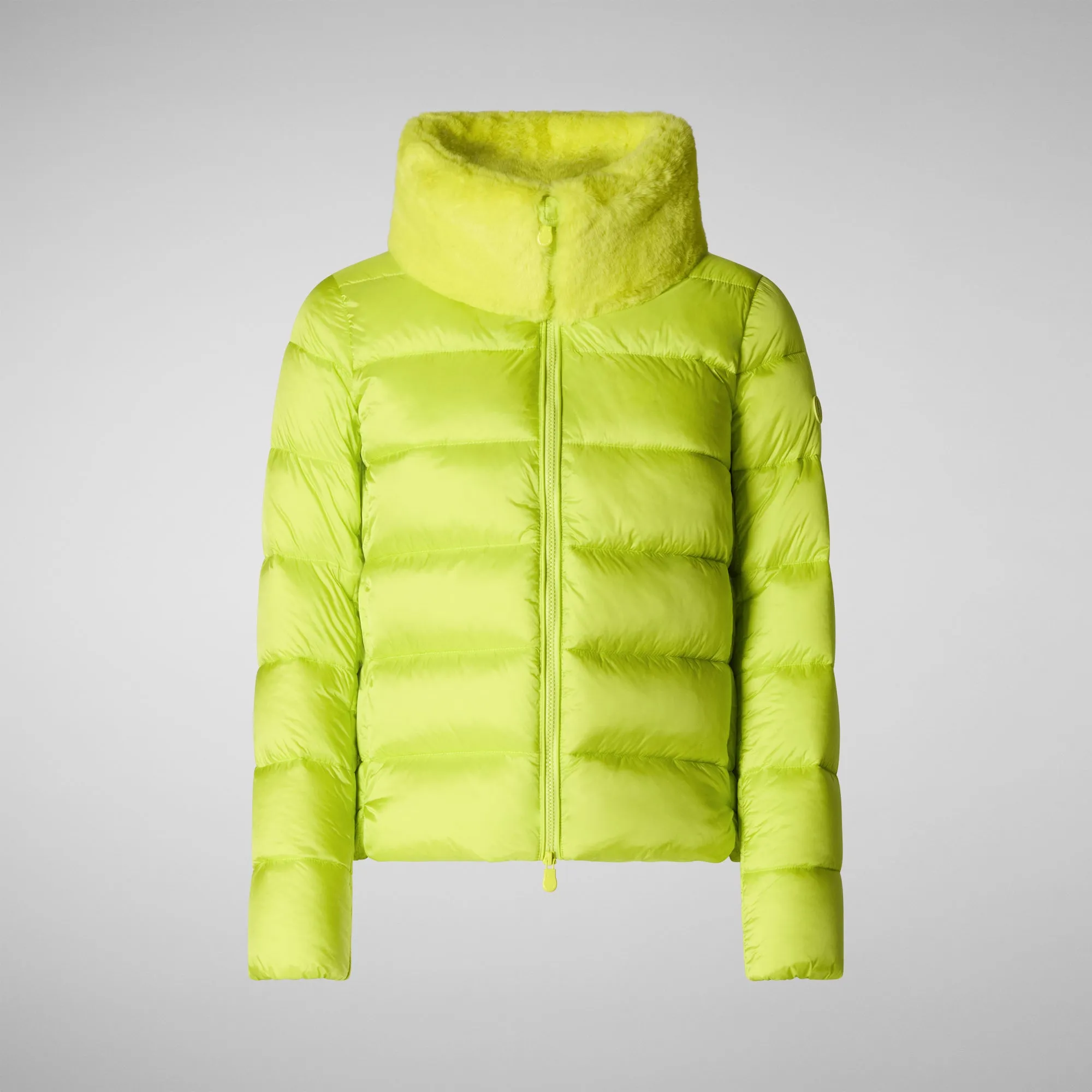 Women's animal free Puffer mei in lichen green