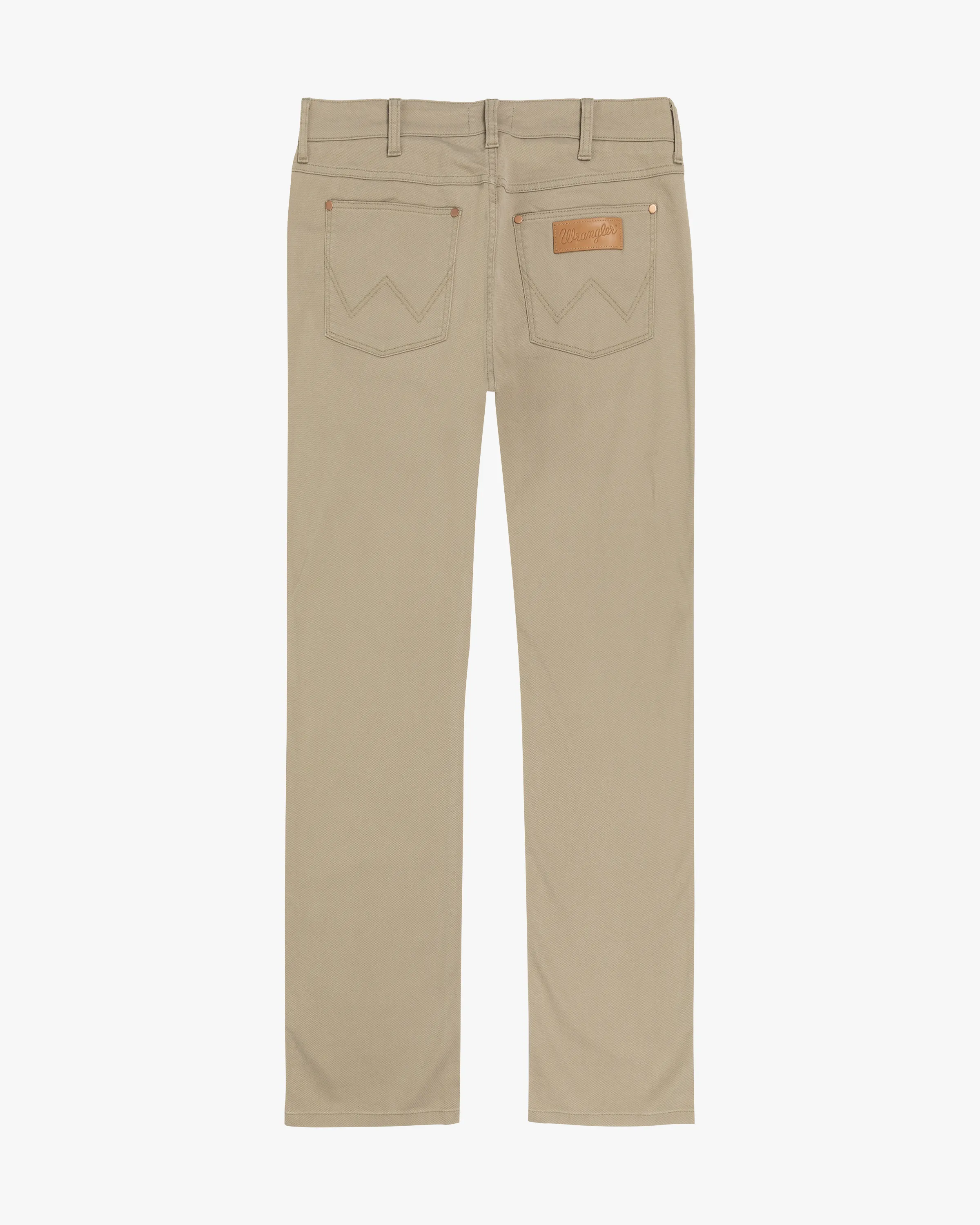 Wrangler Greensboro Regular Fit Mens Cotton Trousers - Lead Grey
