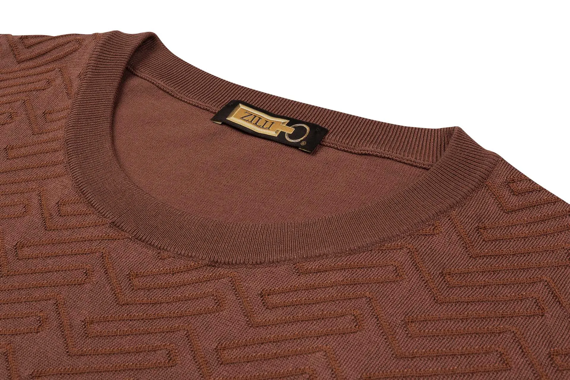 Zilli Pullover with Geometrical Weave